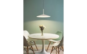 LED-Pendelleuchte Lampone, sandfarbig, 1-flammig