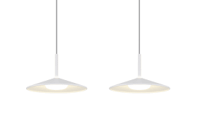 LED-Pendelleuchte Lampone, weiß, 3-flammig