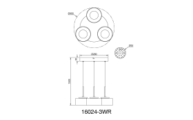 LED-Pendelleuchte Belinda, weiß/rauchfarbig