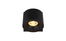 Wandleuchte Rae, schwarz