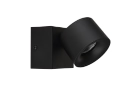 Wandleuchte Rae, schwarz