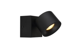 Wandleuchte Rae, schwarz