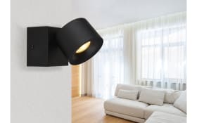 Wandleuchte Rae, schwarz