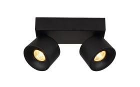 Deckenleuchte Rae, schwarz, 2-flammig