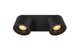 Deckenleuchte Rae, schwarz, 2-flammig