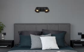 Deckenleuchte Rae, schwarz, 2-flammig