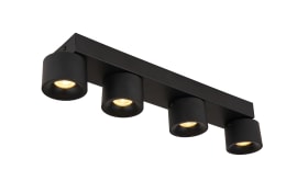 Deckenleuchte Rae, schwarz, 4-flammig