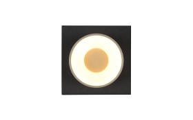 LED-Deckenleuchte Raymond, schwarz/goldfarbig