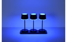 Akku-Tischleuchte Dawson, schwarz, 3er Set
