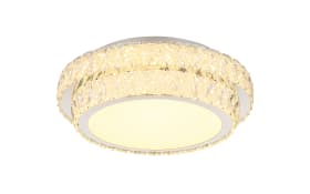 LED-Deckenleuchte Klara, transparent, 40 cm, inkl. CCT und Fernbedienung