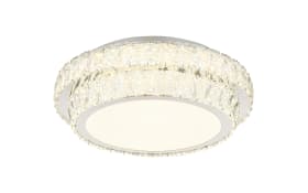 LED-Deckenleuchte Klara, transparent, 40 cm, inkl. CCT und Fernbedienung