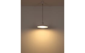 LED-Pendelleuchte Rocha, weiß