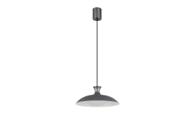 LED-Pendelleuchte Rocha, grau