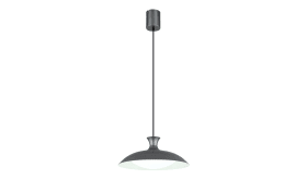 LED-Pendelleuchte Rocha, grau