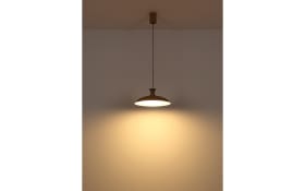 LED-Pendelleuchte Rocha, sandfarbig