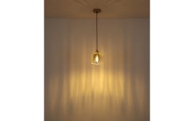 Pendelleuchte Alfred, sandfarbig, 1-flammig, 18 cm