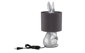 Tischleuchte Rabbit, silberfarbig