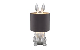 Tischleuchte Rabbit, silberfarbig