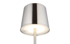 Akku-Tischleuchte Vancouver, nickel, inkl. USB-Kabel