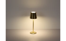 Akku-Tischleuchte Vancouver, goldfarbig, inkl. USB-Kabel