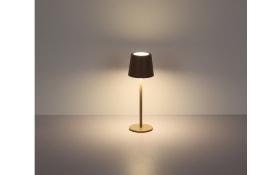 Akku-Tischleuchte Vancouver, sandfarbig, inkl. USB-Kabel