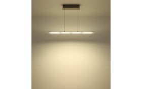 LED-Pendelleuchte Novak, nickel, inkl. Memoryfunktion