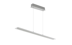 LED-Pendelleuchte Novak, nickel, inkl. Memoryfunktion