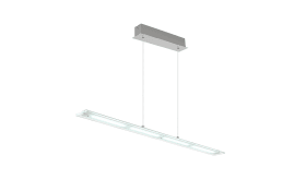 LED-Pendelleuchte Novak, nickel, inkl. Memoryfunktion