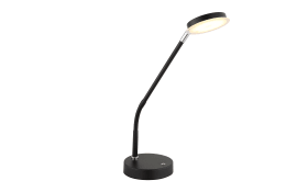 LED-Tischleuchte Silvio, schwarz, inkl. Memoryfunktion