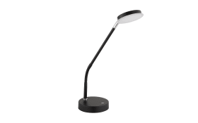 LED-Tischleuchte Silvio, schwarz, inkl. Memoryfunktion