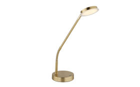 LED-Tischleuchte Silvio, messing, inkl. Memoryfunktion