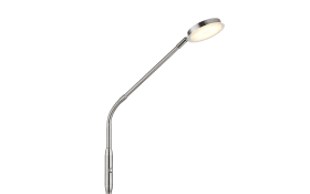 LED-Standleuchte Silvio, nickel, inkl. Memoryfunktion