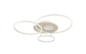 LED-Deckenleuchte Invertina, sandfarbig, inkl. Fernbedienung 