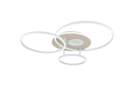 LED-Deckenleuchte Invertina, sandfarbig, inkl. Fernbedienung 