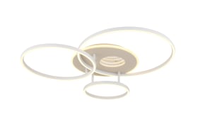 LED-Deckenleuchte Invertina, sandfarbig, inkl. Fernbedienung 