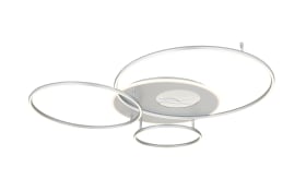 LED-Deckenleuchte Invertina, sandfarbig, inkl. Fernbedienung 