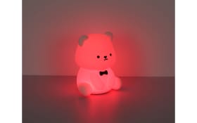 Akku-Tischleuchte Teddy, weiß, inkl. RGB-Farbwechsler