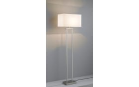 LED-Standleuchte Domo, nickel/weiß, 150 cm