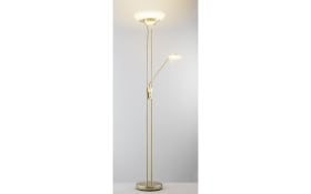 LED-Standleuchte Eva in messing, 180 cm