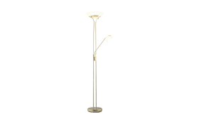 LED-Standleuchte Eva in messing, 180 cm