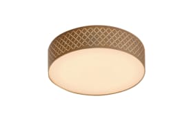 LED-Deckenleuchte Charlene, braun/goldfarbig, 50 cm