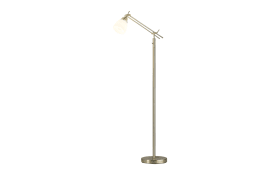 Standleuchte Marie in messing, 150 cm
