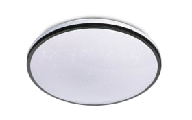 LED-Deckenleuchte Anna CCT, schwarz/weiß, 49 cm