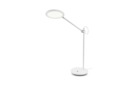 LED Schreibtischleuchte Lumin, weiß, 90 cm