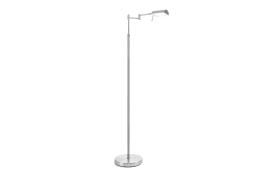 LED-Standleuchte Troy, nickel, inkl. Memoryfunktion