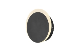 LED Wandleuchte Sun, schwarz