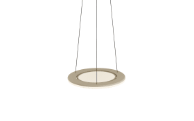 LED-Pendelleuchte Haley, sandfarbig, inkl. CCT und Höhenverstellung