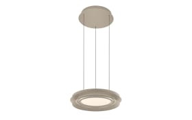 LED-Pendelleuchte Lys, sandfarbig, inkl. CCT und Höhenverstellung