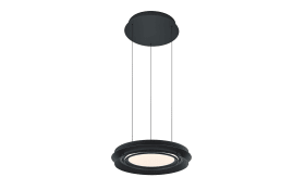 LED-Pendelleuchte Lys, schwarz, inkl. CCT und Höhenverstellung