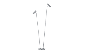 LED-Stehleuchte Tom Pro, nickel, inkl. CCT Funktion